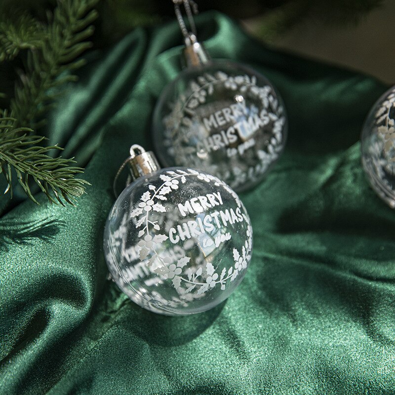 6pcs Blankets of Snow Ball Christmas Ornaments